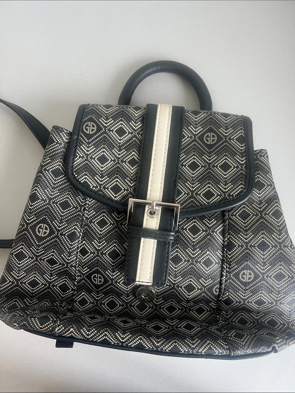 Giani Bernini Geometric Backpack Purse